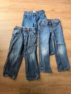 The Children’s Place/Lands End & Levi’s Kids Denim Jeans Bundle - Size 4 & 4T